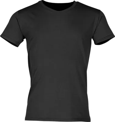 Produktbild von Fruit of the Loom Iconic 150 V-Neck T-Shirt Farbe: schwarz Größe: M