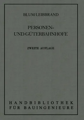 Produktbild von Personen- und Güterbahnhöfe