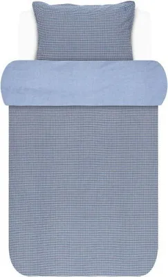 Produktbild von Marc O'Polo Bettwäsche-Garnitur Kiruna Duvet Größe 155x220 + 80x80 cm Farbe Blue