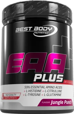 Produktbild von Best Body Nutrition - Professional EAA Plus - 450 g Dose, 1 x 450 g Dose, Geschmack: Jungle Punch