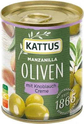 Produktbild von Manzanilla Oliven mit Knoblauchcreme