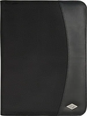 Zdjęcie produktu dla Werner Dorsch WEDO A4 Elegance - Teczka na dokumenty - imitacja skóry , teksturowany nylon - czarny (58 5401)