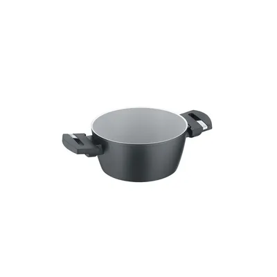 Immagine prodotto di Berndes b.perfect casseruola, pentola, casseruola, adatta all'induzione, alluminio forgiato, nero, Ø 20 cm, 0002570720