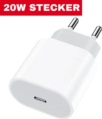Produktbild von iPhone Ladekabel schnell usb-c für original iPhone 12, 13, 14, 11 X, XR Ladegerät Schnellladegerät Ladekabel Netzteil Ladegerät Adapter  2m
