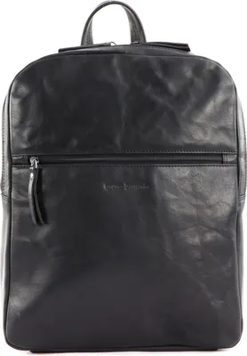 Produktbild von bruno banani Leder Freizeitrucksack Rucksack Backpack Black schwarz