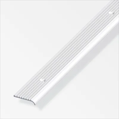 Produktbild von alfer Rundabschlussprofil 1 m, 25 x 6 mm Aluminium eloxiert silber