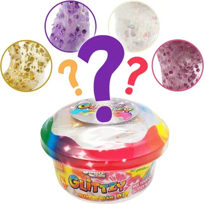 Imagen del producto de Slime brillante y pegajoso para niños: la mezcla más brillante de siempre, ¡para crear tú mismo! Color: sorpresa