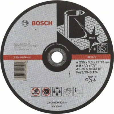 Produktbild von Bosch  Trennscheibe gerade Expert Inox AS 30 S INOX BF, 230 mm, 3 mm 2608600325