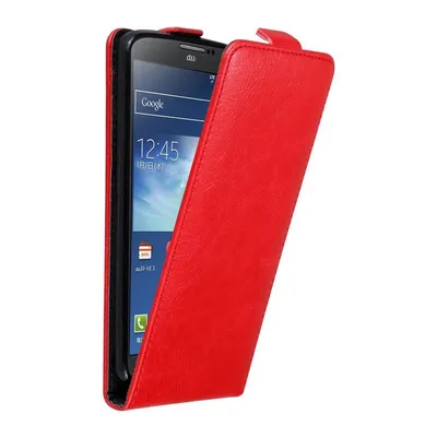 Obrázek produktu pro Cadorabo pouzdro pro Samsung Galaxy NOTE 3 Ochranný kryt v červeném flipovém pouzdře Mobile Case Cover
