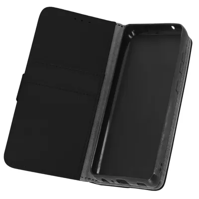 Image de Avizar, Samsung Galaxy A32 Étui à rabat avec porte-cartes et fonction support, noir