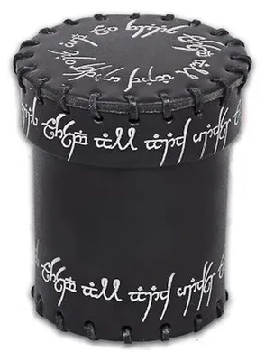 Produktbild von Dice Cup - Elvish - Black Leather