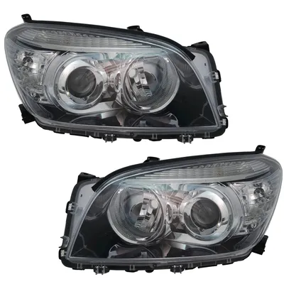 Produktbild von TYC Scheinwerfer Set für Toyota RAV4 III 05-09 H11 HB3 Schwarz Frontscheinwerfer