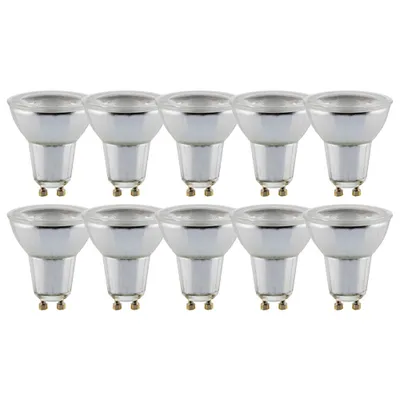 Image de 10 x Merkur LED COB Réflecteur en verre 7W = 44W GU10 540lm blanc chaud 2700K 38
