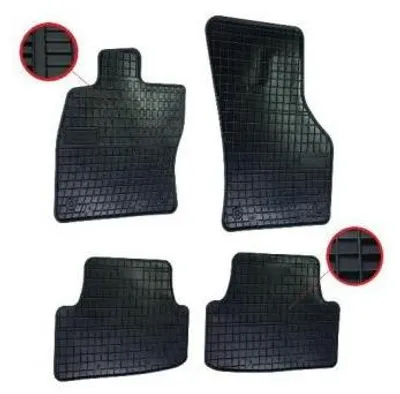 Produktbild von Gummifußmatten-Set für Audi A3 (ab 2012), VW Golf 7, Seat Leon