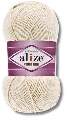 Obrázok produktu pre Alize 1x 100g priadze Bavlna Gold, univerzálna farba, vhodná na háčkovanie a pletenie (599)
