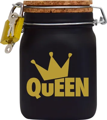 Produktbild von Spardose Geld Geschenk Ideen Queen Design2 Schwarz Größe L 1 Liter
