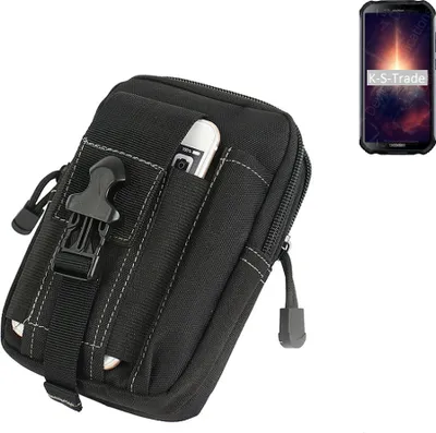 Produktbild von K-S-Trade Gürtel Tasche kompatibel mit Doogee S40 Pro Gürteltasche Holster Schutz Hülle Handy Hülle Smartphone outdoor Handy-Hülle schwarz