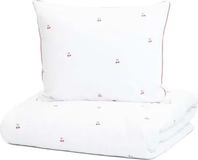 Zdjęcie produktu dla HOMLA POŚCIEL B2 CHERRINE ESSENTIALS bawełniana w wiśnie 160x200