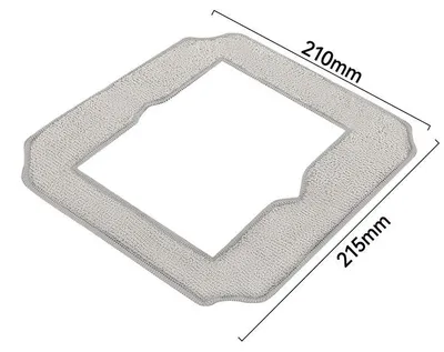 Produktbild von 16 Reinigungspads für ECOVACS WINBOT MINI Fensterputzroboter; waschbare Mikrofasertücher - wiederverwendbar für die Fensterreinigung.