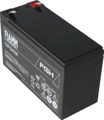 Produktbild von Tecnoware EACPE12V9AFIFGH, Plombierte Bleisäure (VRLA), 12 V, 1 Stück(e), Schwarz, 9 Ah, 2,8 kg