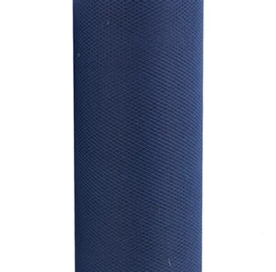 Produktbild von 9m Rolle Tüll 30cm, Farbauswahl:dunkelblau / navy 370