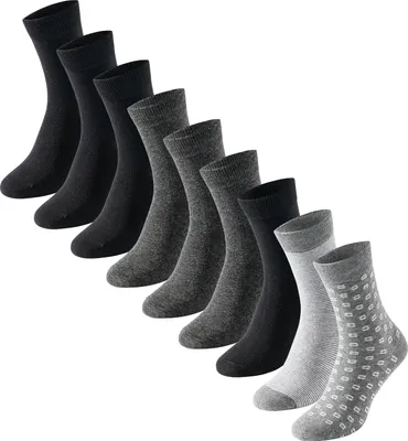 Produktbild von Schiesser Damen 9 Pack Damensocken sortiert 1 Pack (Mehrfach) Gr. 403