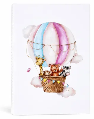 Produktbild von Baby Bear Erinnerungsbuch Fotobuch Fotobox Erinnerungsbuch - Farbe: Zoo on Ballon | Format: 36 Pocketalbum