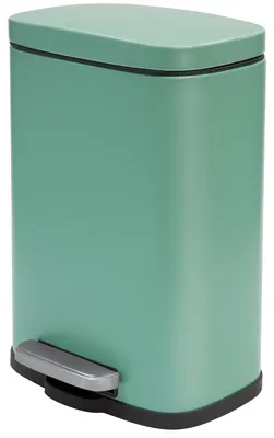 Productafbeelding van Spirella Akira, 5 liter, Rechthoekig, RVS, Groen, Pedaal, 214 mm