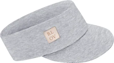 Produktbild von Bubalove | Kinder Stirnband mit Schirm | Grau | 52-56 cm, Baseball Cap | Stirnbander | Kappe, handgenähtes Baumwollstirnband