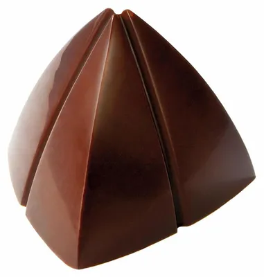 Obrázok produktu pre Forma na čokoládu – pyramída, 31 x 31 x 27 mm