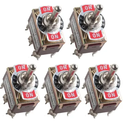 Imagen del producto de Interruptor de palanca Mintice 5X, para automóviles, 20A 125V, 15A 250V