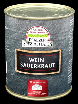 Produktbild von Pfälzer Spezialitäten Weinsauerkraut 850 ml