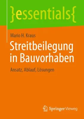Produktbild von Streitbeilegung in Bauvorhaben