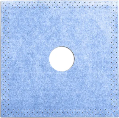 Zdjęcie produktu dla Mankiet uszczelniający perforowany do hydroizolacji 150x150mm/Ø 25 PL3 DICHTMANCHETTE B04 Level+ - 1szt