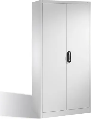 Produktbild von C+P Büro-Drehtürenschrank Acurado | HxBxT 195x93x40cm | Lichtgrau