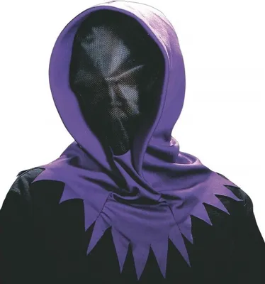 Produktbild von Horror Kapuzenmaske rot