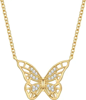 Produktbild von Rafaela Donata Halskette Schmetterling Sterling Silber Zirkonia 50110377