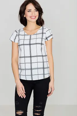 Produktbild von Lenitif Kurzarm-T-Shirt für Frauen Godrik gemustert S