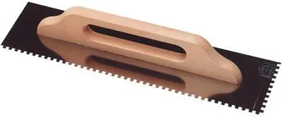 Obrázek produktu pro Hladítko zuby 6 mm, 500 x 130 mm, nerez