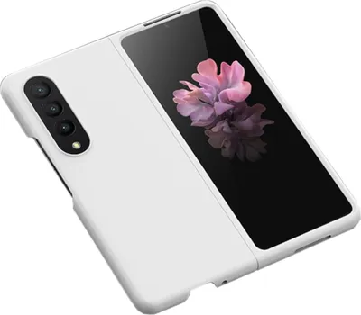 Immagine prodotto di Per Samsung Galaxy ZFold4 custodia in silicone TPU Skin Feel copertura protettiva bianco custodia protettiva