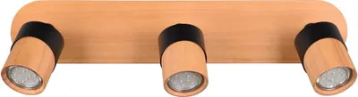 Obrázek produktu pro Bodové osvětlení TRIO TR 801100332 Aruni GU10 3x10W černé/imitace dřeva