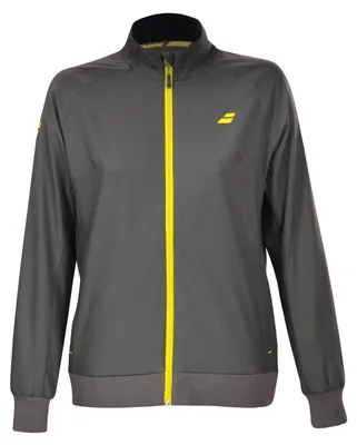 Productafbeelding van Babolat dames trainingsjack Core Club - Geel, donkergrijs, maat XL, artikelnummer 3WS1