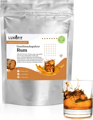 Produktbild von Rum Geschmackspulver Shot Flavour kalorienarm 300 g