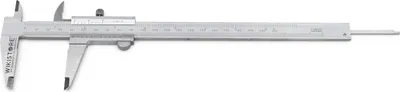Produktbild von Professionelle Schuifmaat 200 mm - 20 cm mit 50 mm Schnabel aus Stahl - Schraubverschluss - Lesbarkeit 0,05 mm - 1/128 Zoll - genaues Werkzeug