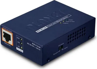 Zdjęcie produktu dla PLANET POE-171A-60, Gigabit Ethernet (10/100/1000), Obsługa PoE, Montaż naścienny / rzutowanie na sufit