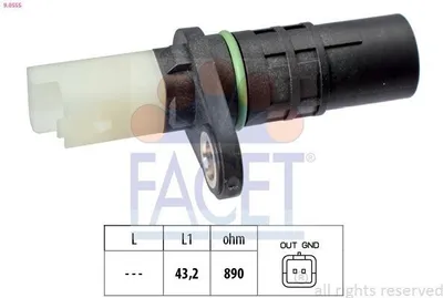 Produktbild von FACET 9.0555 Kurbelwellensensor Impulsgeber für NISSAN Qashqai / Qashqai +2 I (J10, NJ10)