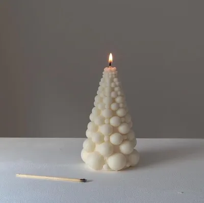 Produktbild von Weihnachtbaum Kerze, Bubble