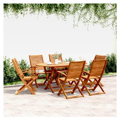 Produktbild von Klappbare Gartenstühle, 6 Stück, 57 x 66 x 95 cm, Akazienholz
