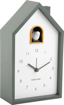 Produktbild von Karlsson - Wecker Modern Cuckoo - Grün - 12x6x20cm
