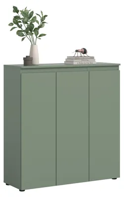 Produktbild von Scarpa Sideboard 3 Türen staubgrün.